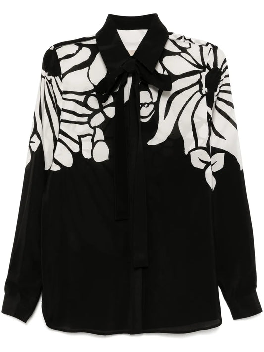 Printed Silk Shirt