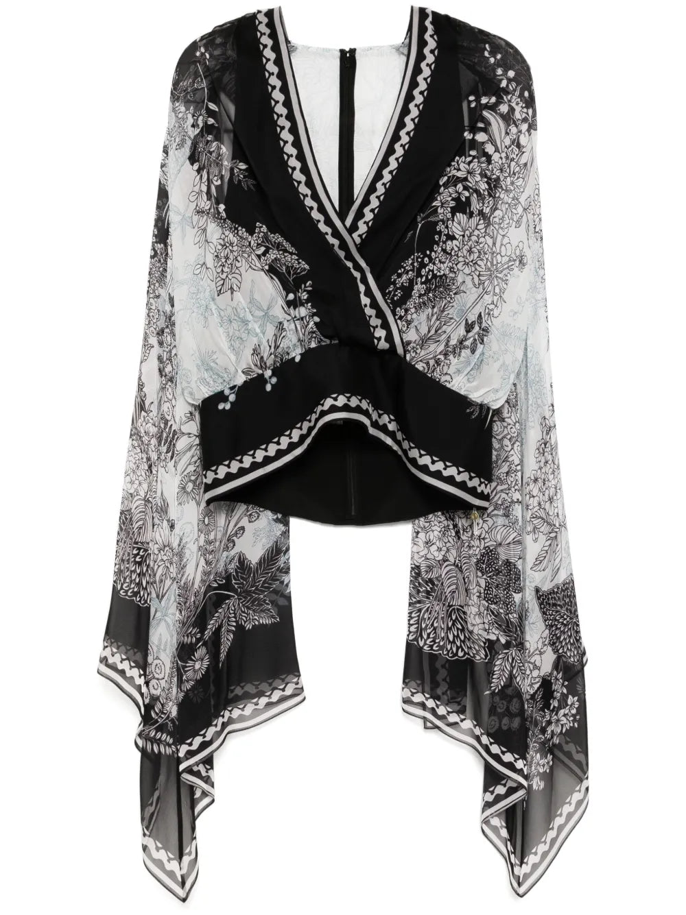 Printed Chiffon Blouse