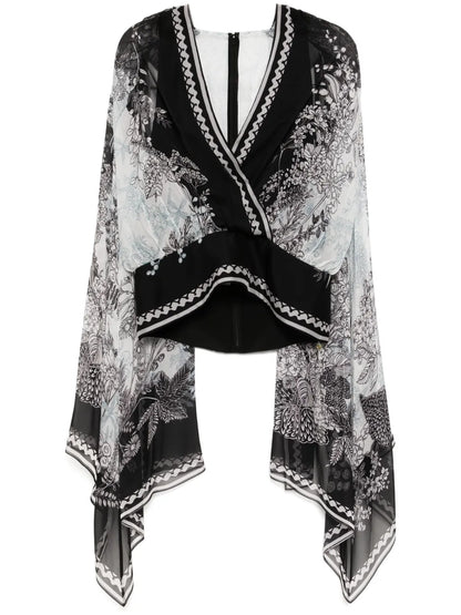 Printed Chiffon Blouse