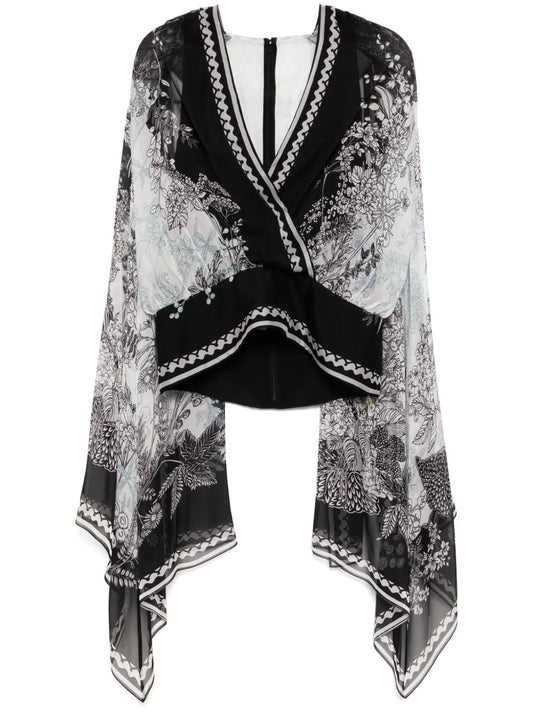 Printed Chiffon Blouse