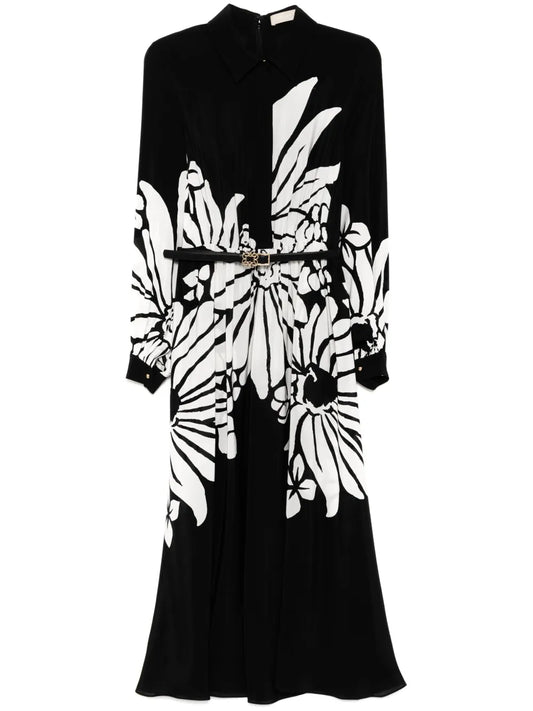 Printed Silk Dress