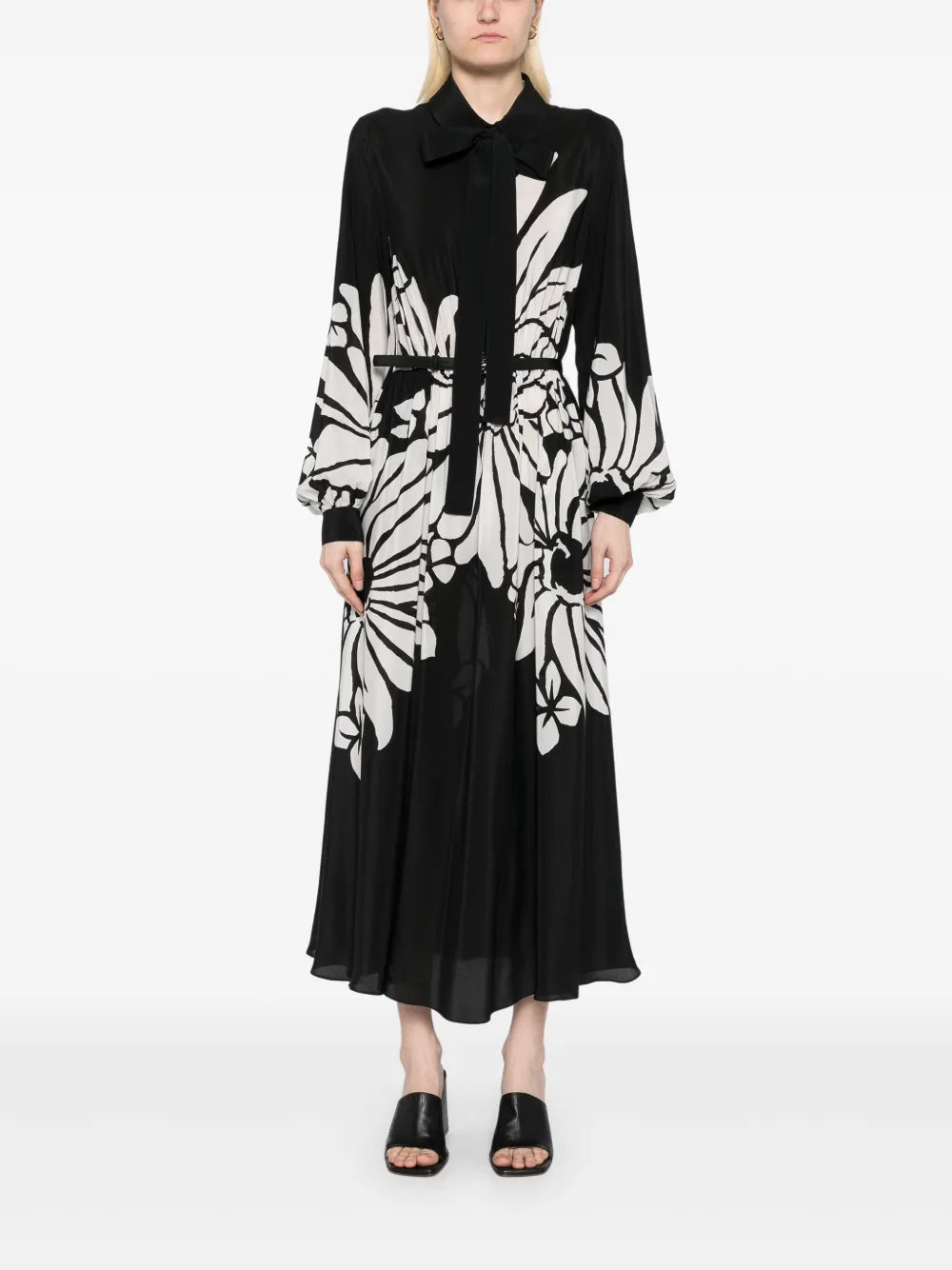 Printed Silk Dress
