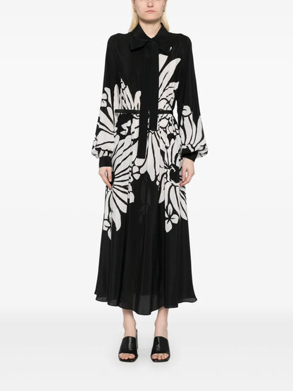Printed Silk Dress
