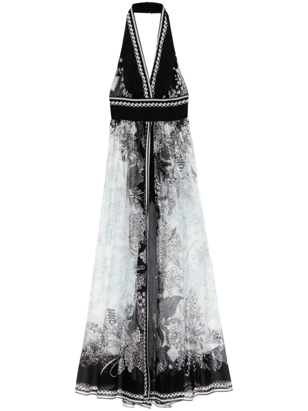 Printed Chiffon Dress