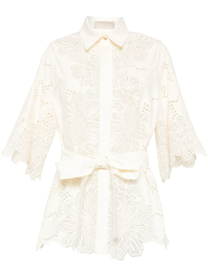 Cotton Embroidered Shirt
