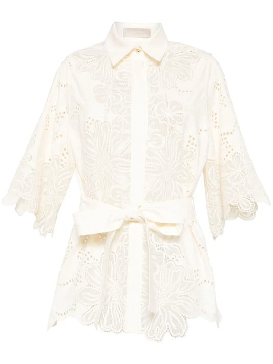 Cotton Embroidered Shirt