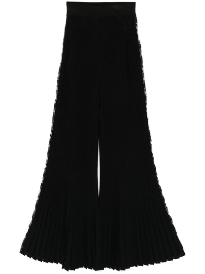 Knitted Flared Trousers