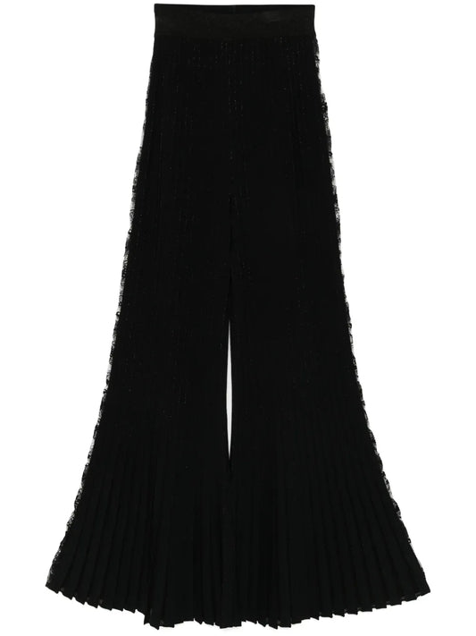 Knitted Flared Trousers