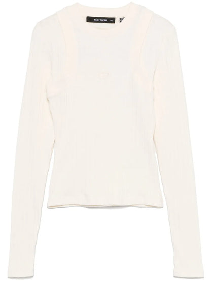 Ribbed Overlayer Top
