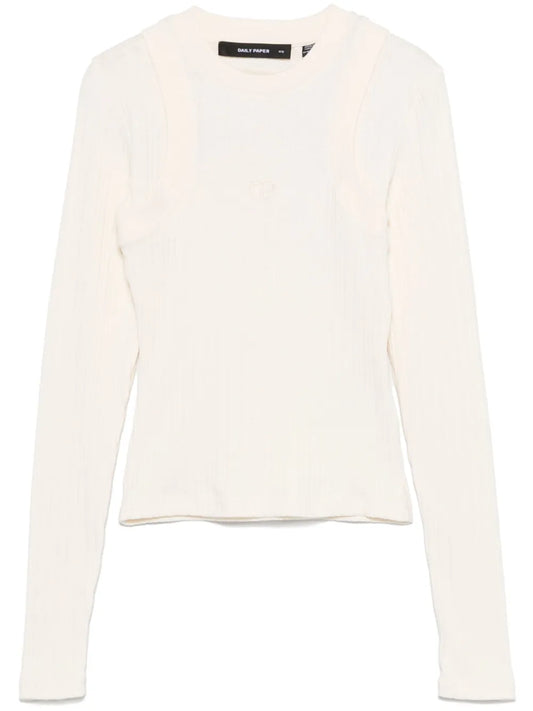 Ribbed Overlayer Top