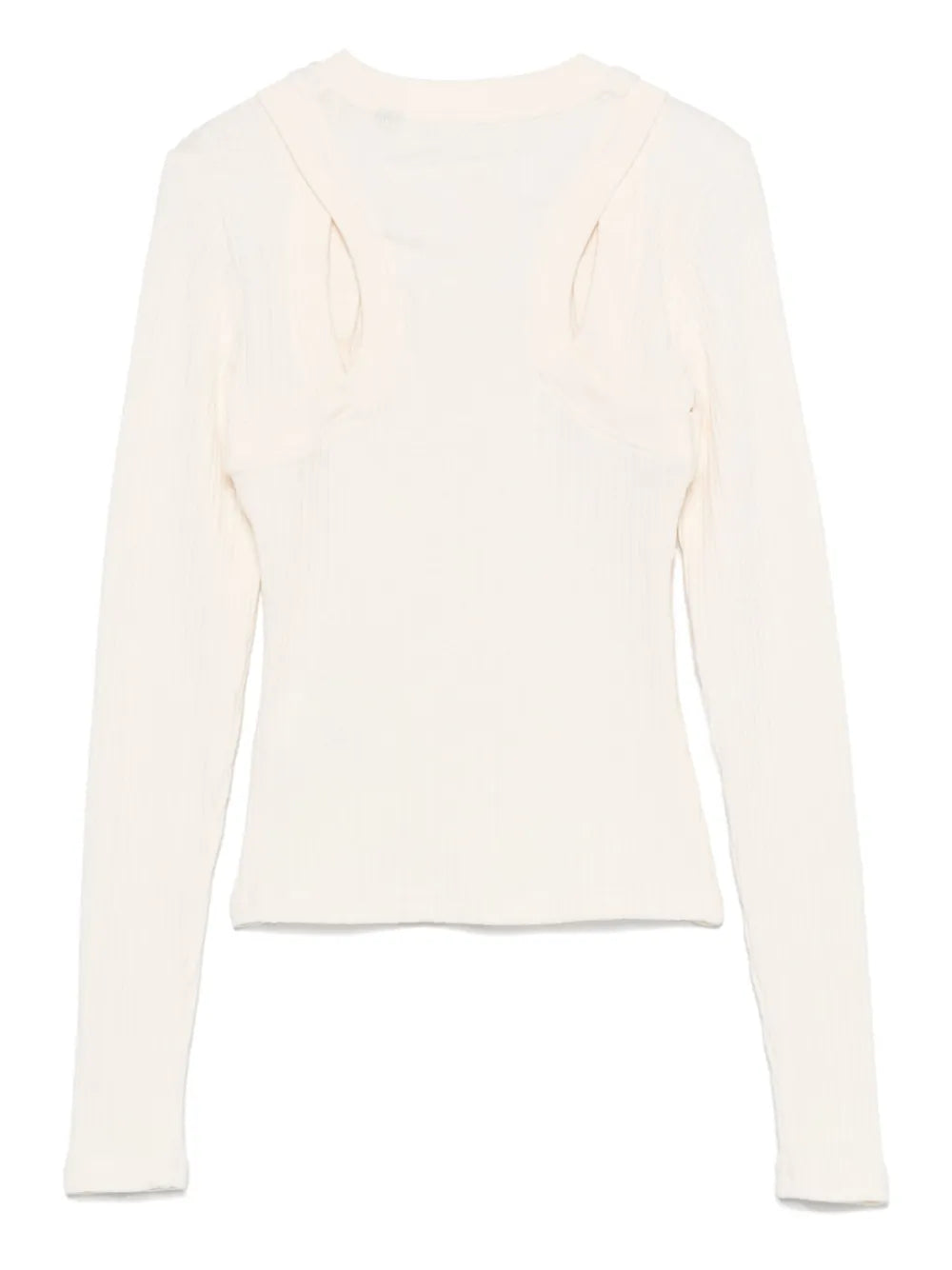 Ribbed Overlayer Top