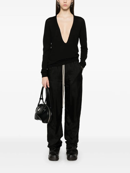 Plunging V-Neck Sweater