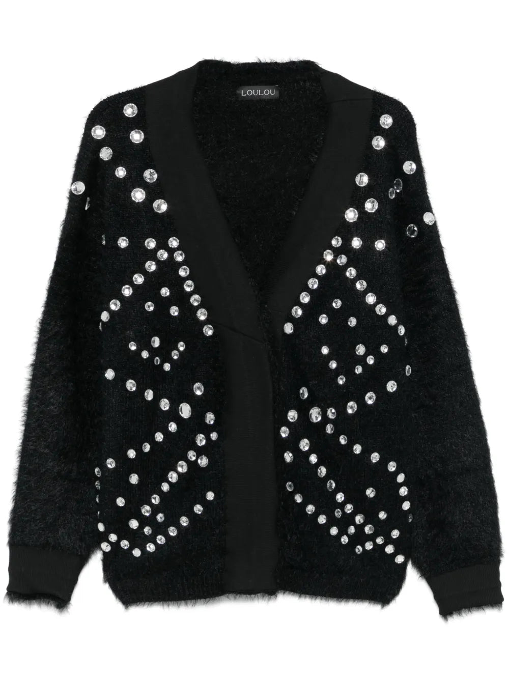 Crystal-Embellished Cardigan