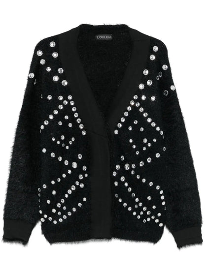 Crystal-Embellished Cardigan