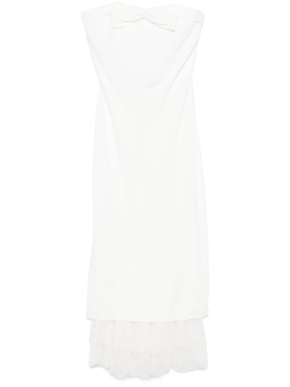 Bow-Detailed Midi Dress