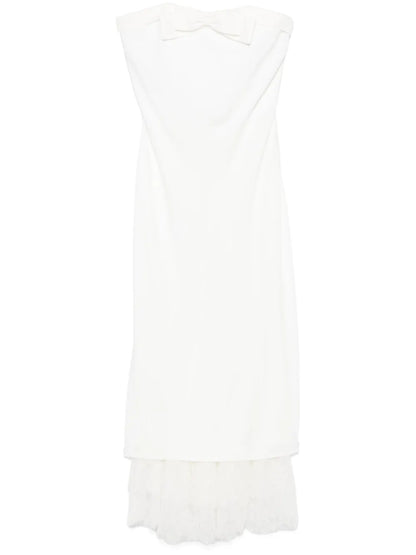 Bow-Detailed Midi Dress
