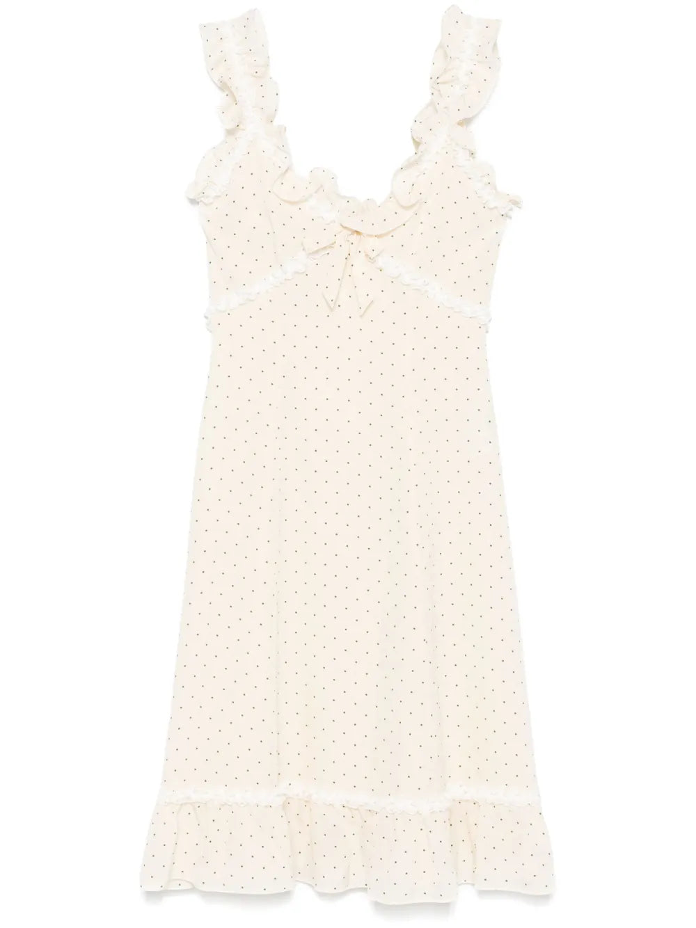 Polka-Dot Midi Dress