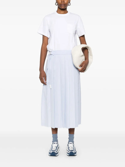 Pleated Midi Dress