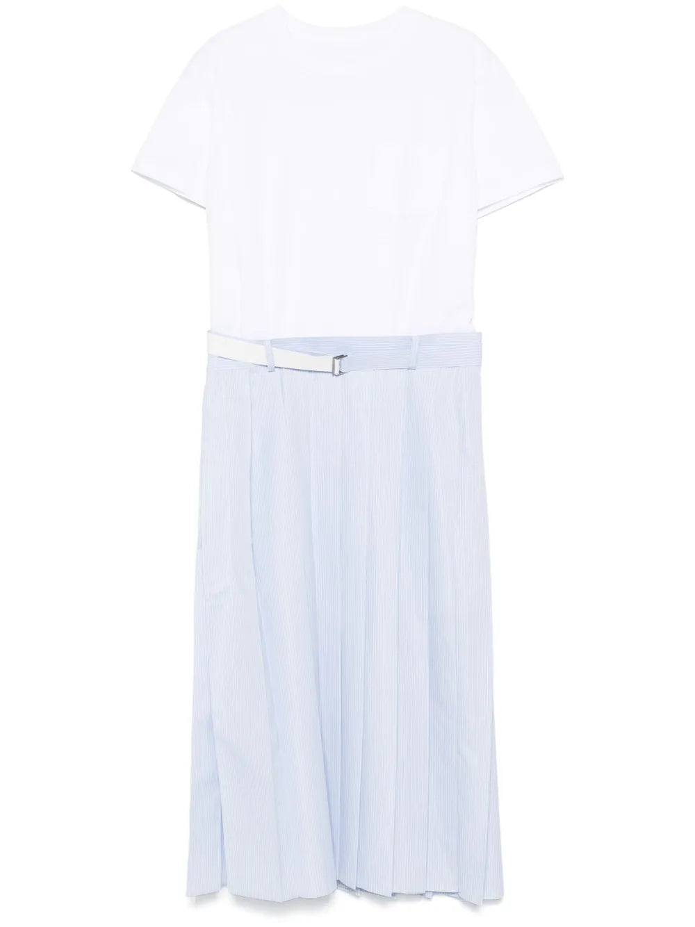 Pleated Midi Dress