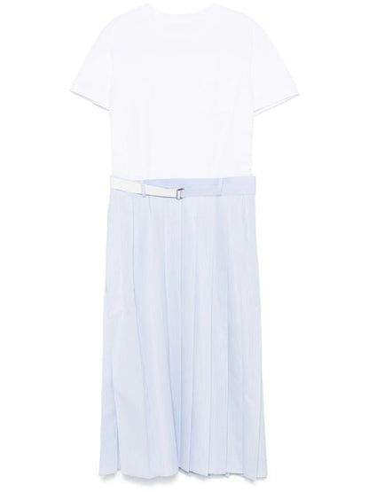 Pleated Midi Dress