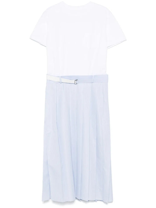 Pleated Midi Dress
