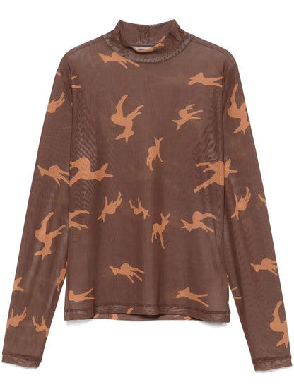 Deer-Print T-Shirt