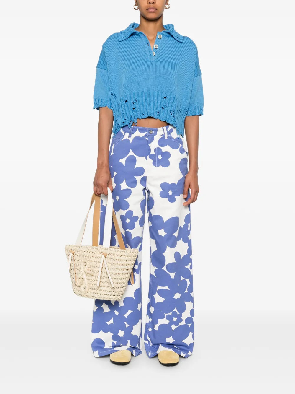 Cotton Polo Top