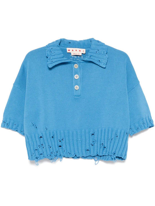 Cotton Polo Top
