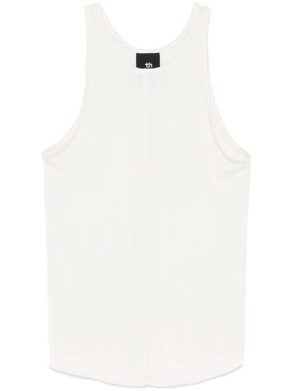 Fine-Ribbed Tank Top