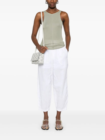 Fine-Ribbed Tank Top