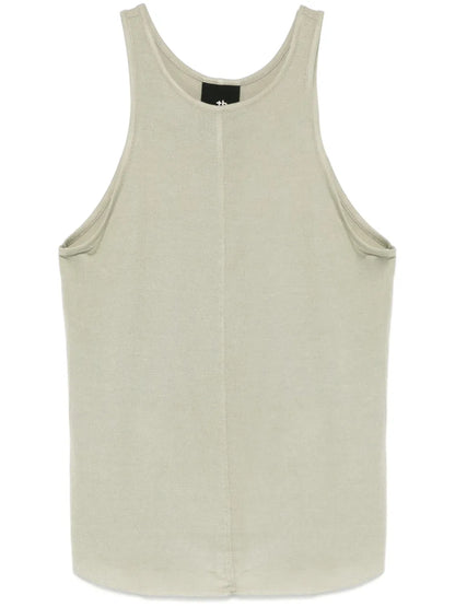 Fine-Ribbed Tank Top
