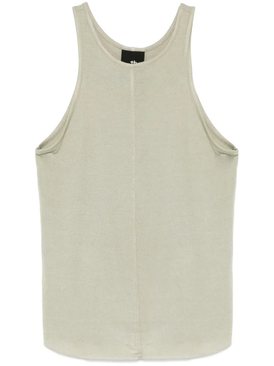 Fine-Ribbed Tank Top