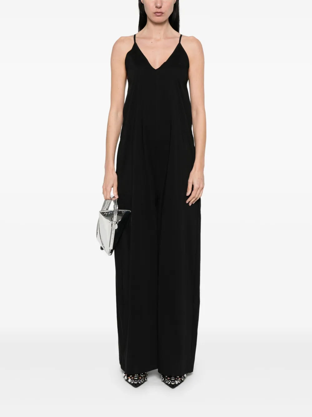V-Neck Jumpsuit