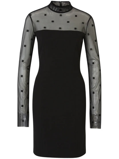 Mock-Neck Dress