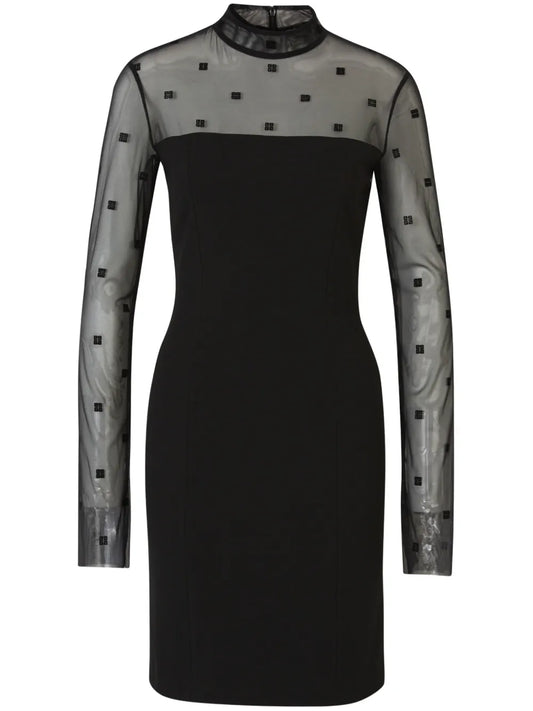 Mock-Neck Dress