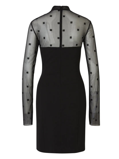 Mock-Neck Dress