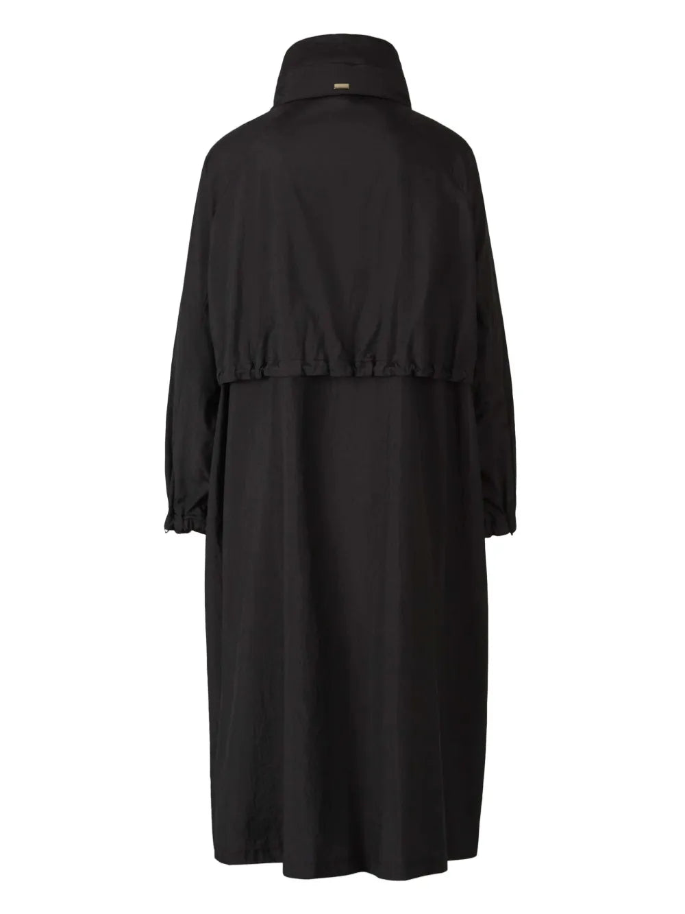 Concealed-Hood Trench Coat