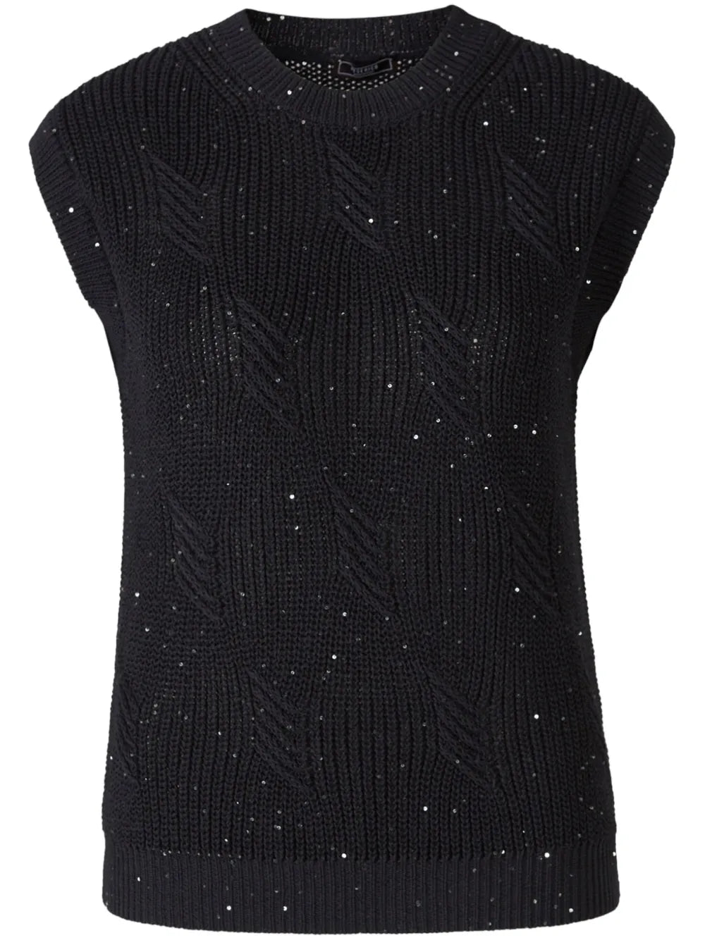 Sequin-Embellished Vest