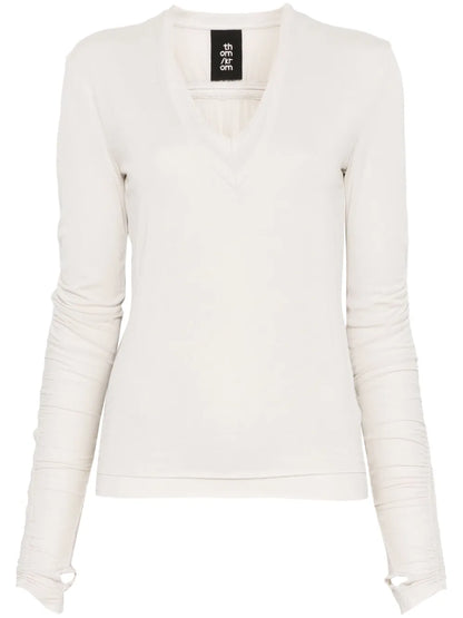 Ruched-Detailed Top