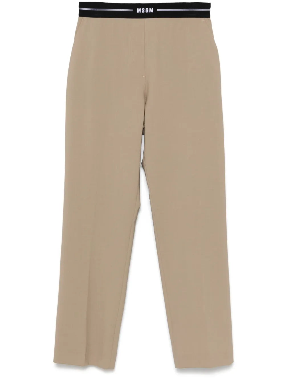 Logo-Waistband Trousers