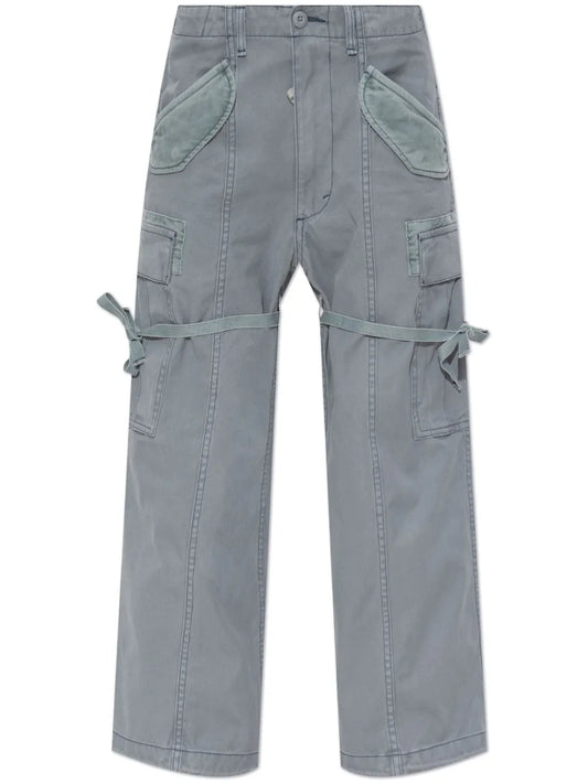Cropped Cargo Trousers