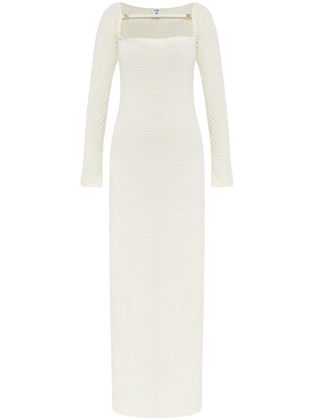 Textured Knitted Maxi Dress