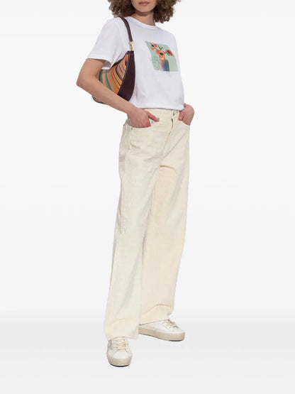 Distressed-Effect Jeans