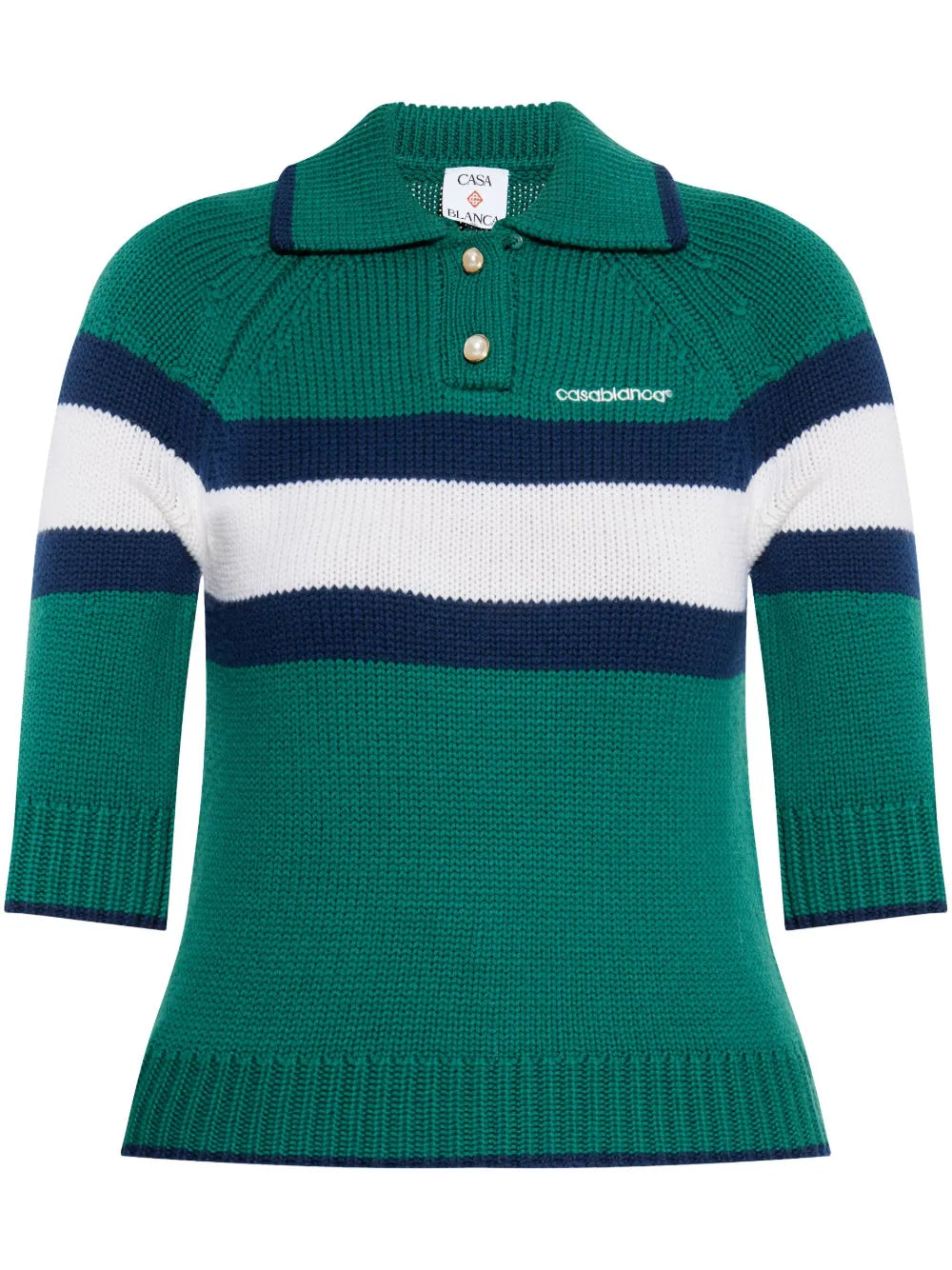 Colour-Block Polo Top