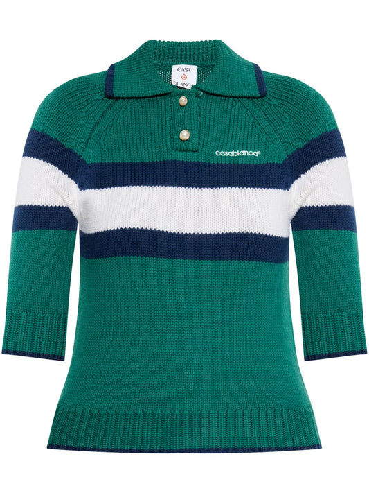 Colour-Block Polo Top