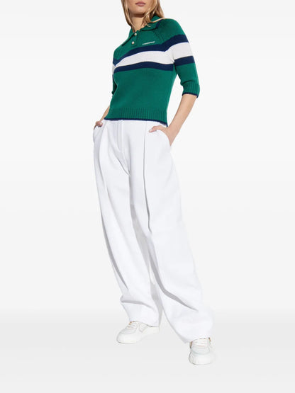 Colour-Block Polo Top