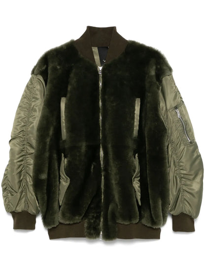 Shearling Bomber Jacket