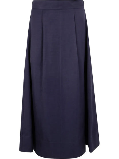 Pleated Midi Skirt