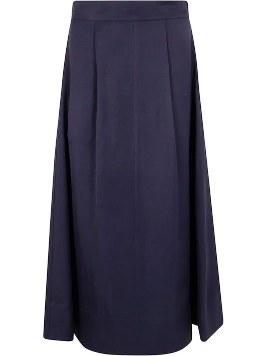 Pleated Midi Skirt