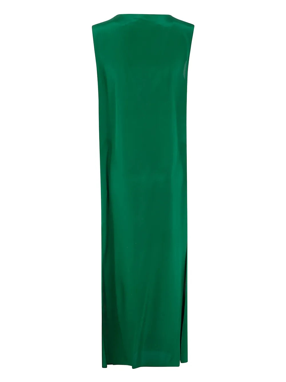 Drape-Neck Shift Dress